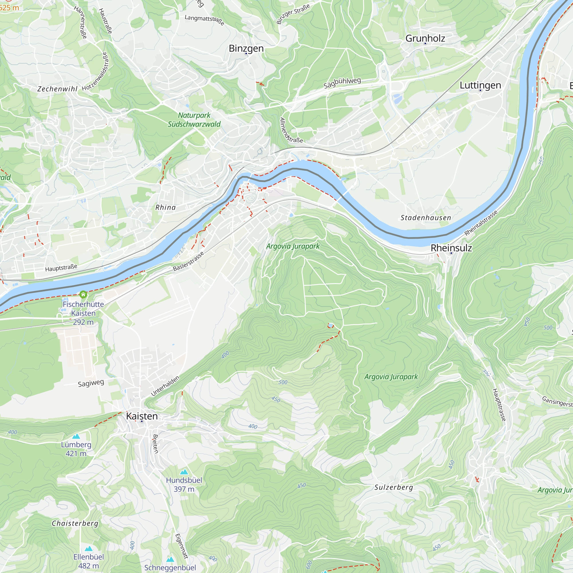 Chaisterchopfhütte map