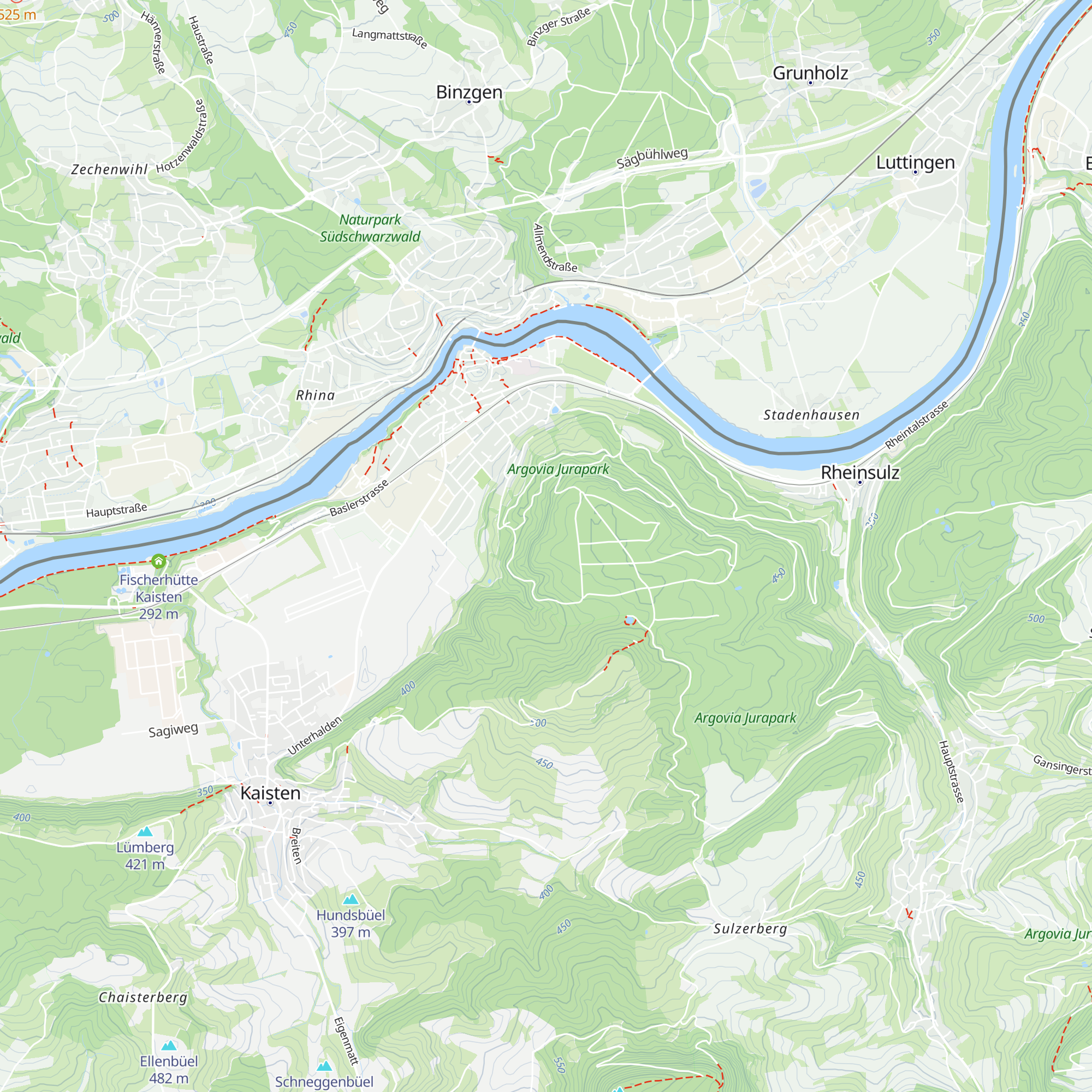 Chaisterchopfhütte map