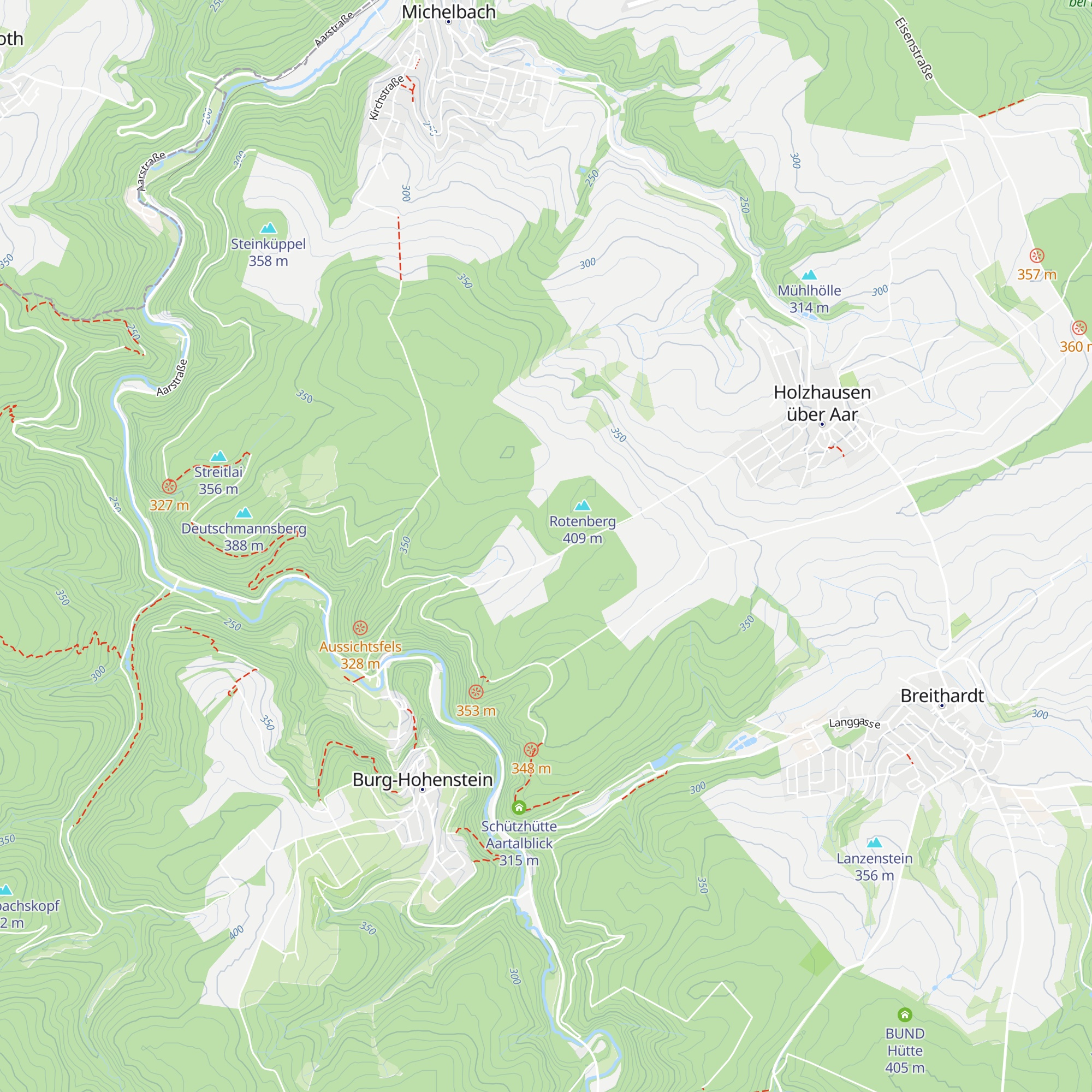 Jagdhütte Barth map