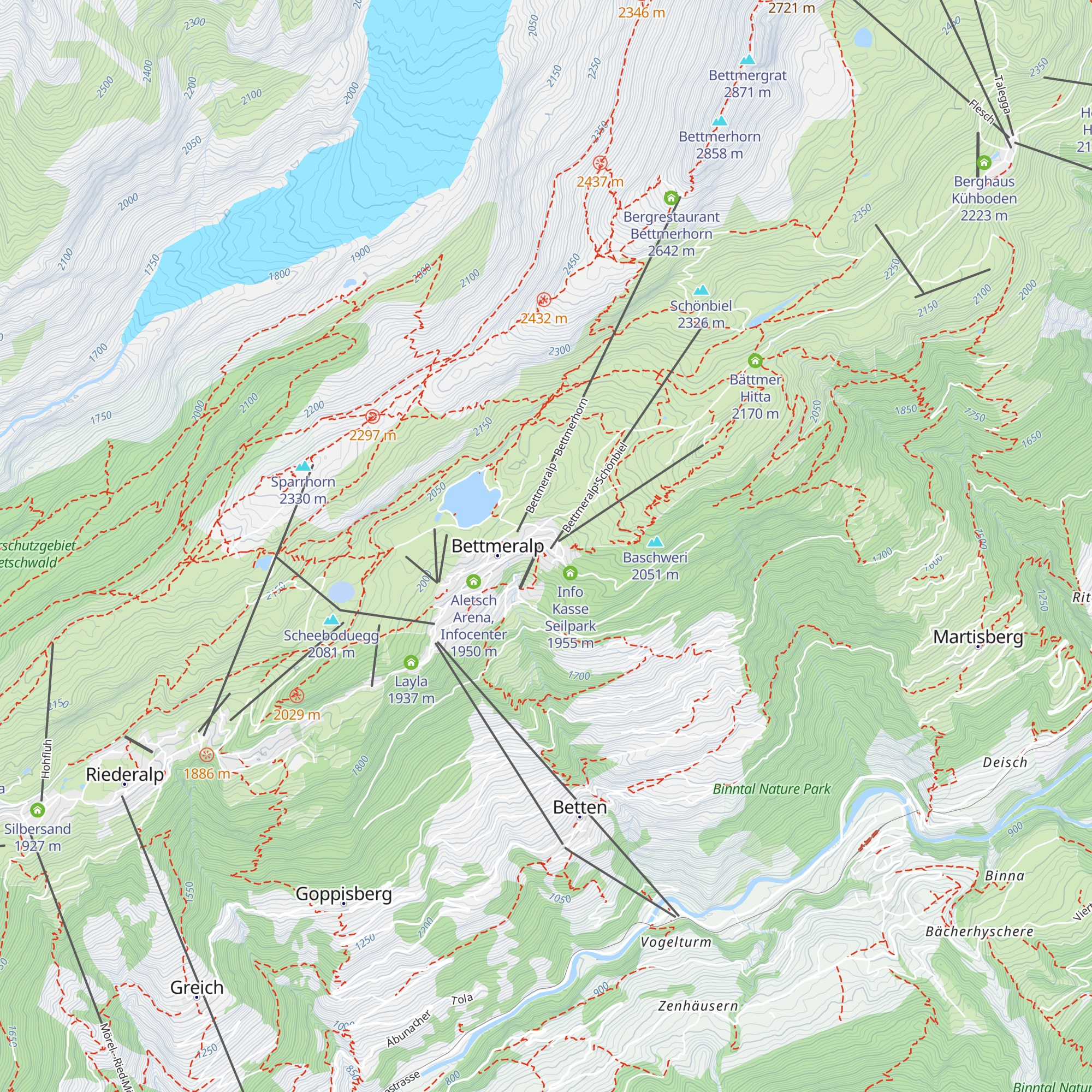 Schickeria map