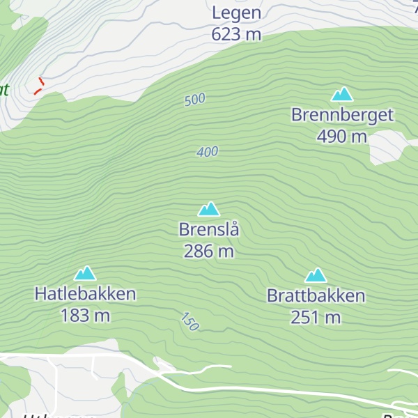 Map of Brenslå