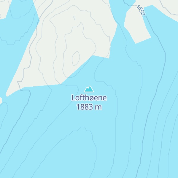 Map of Lofthøene