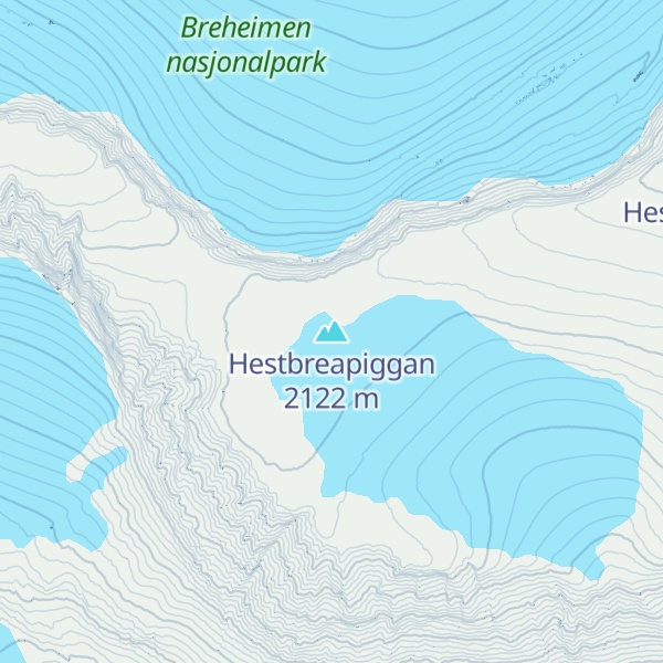 Map of Hestbreapiggan