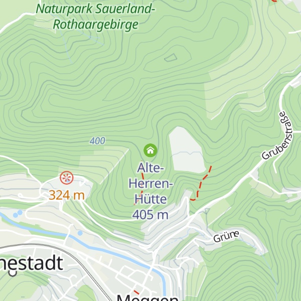 Map of Alte-Herren-Hütte