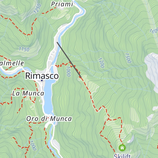 Map of Rifugio Alpe Campo
