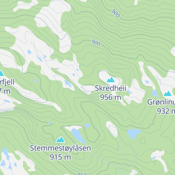 Map of Storlidalsnipa