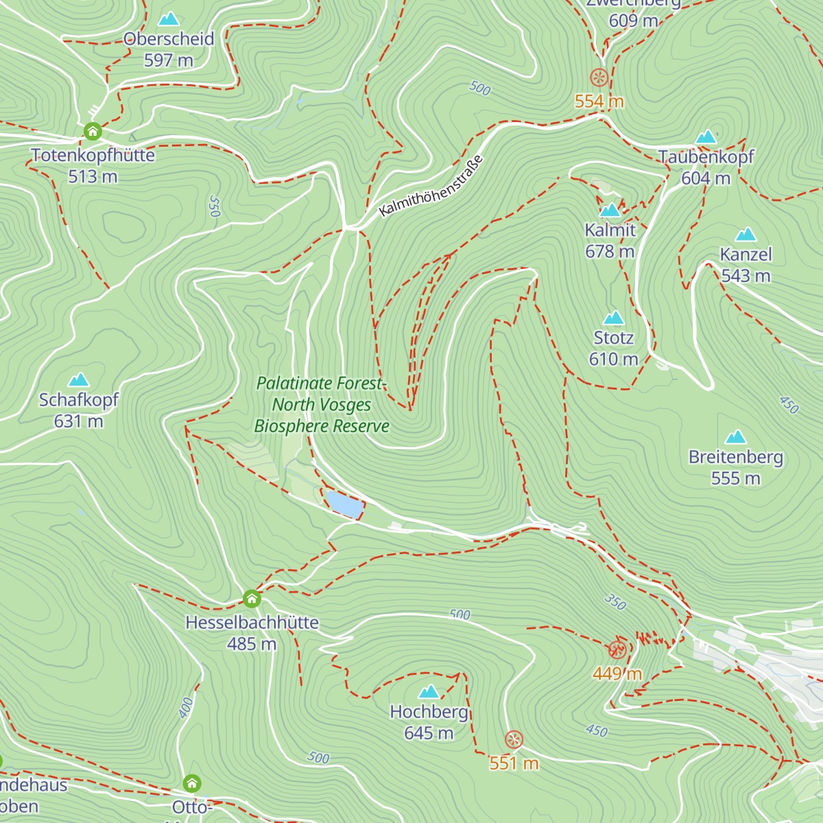 Hüttenberghütte map