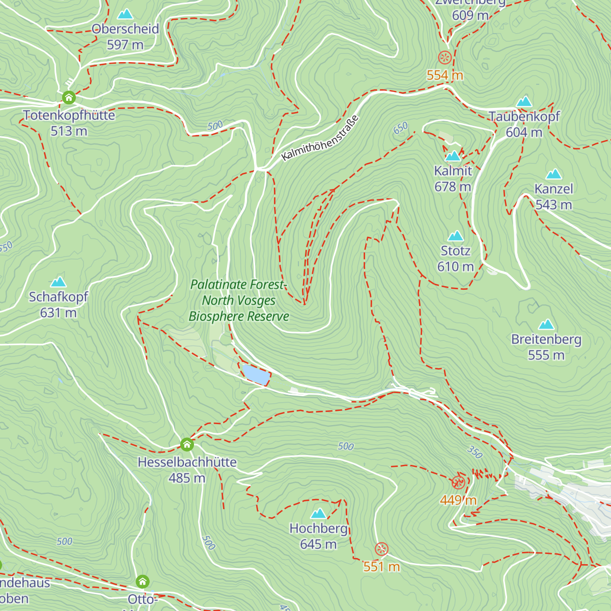 Hüttenberghütte map