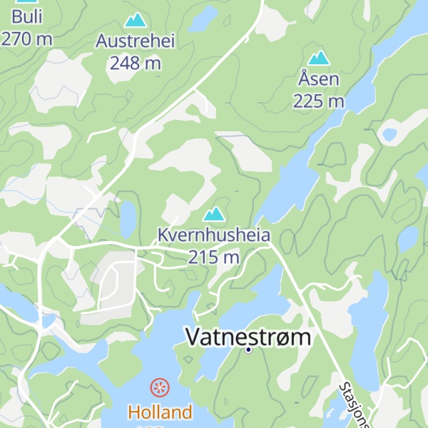 Map of Kvernhusheia