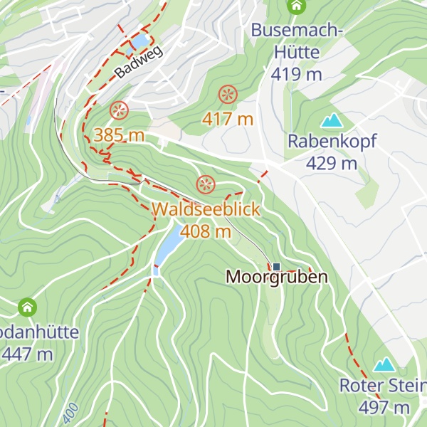 Map of Moorhütte