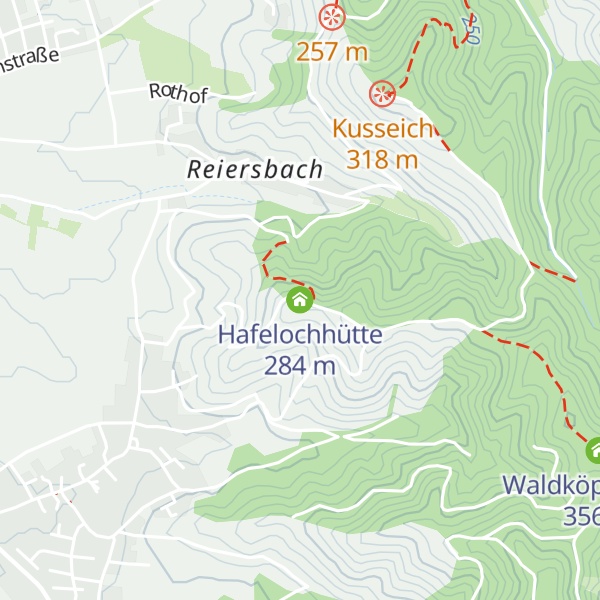Map of Hafelochhütte
