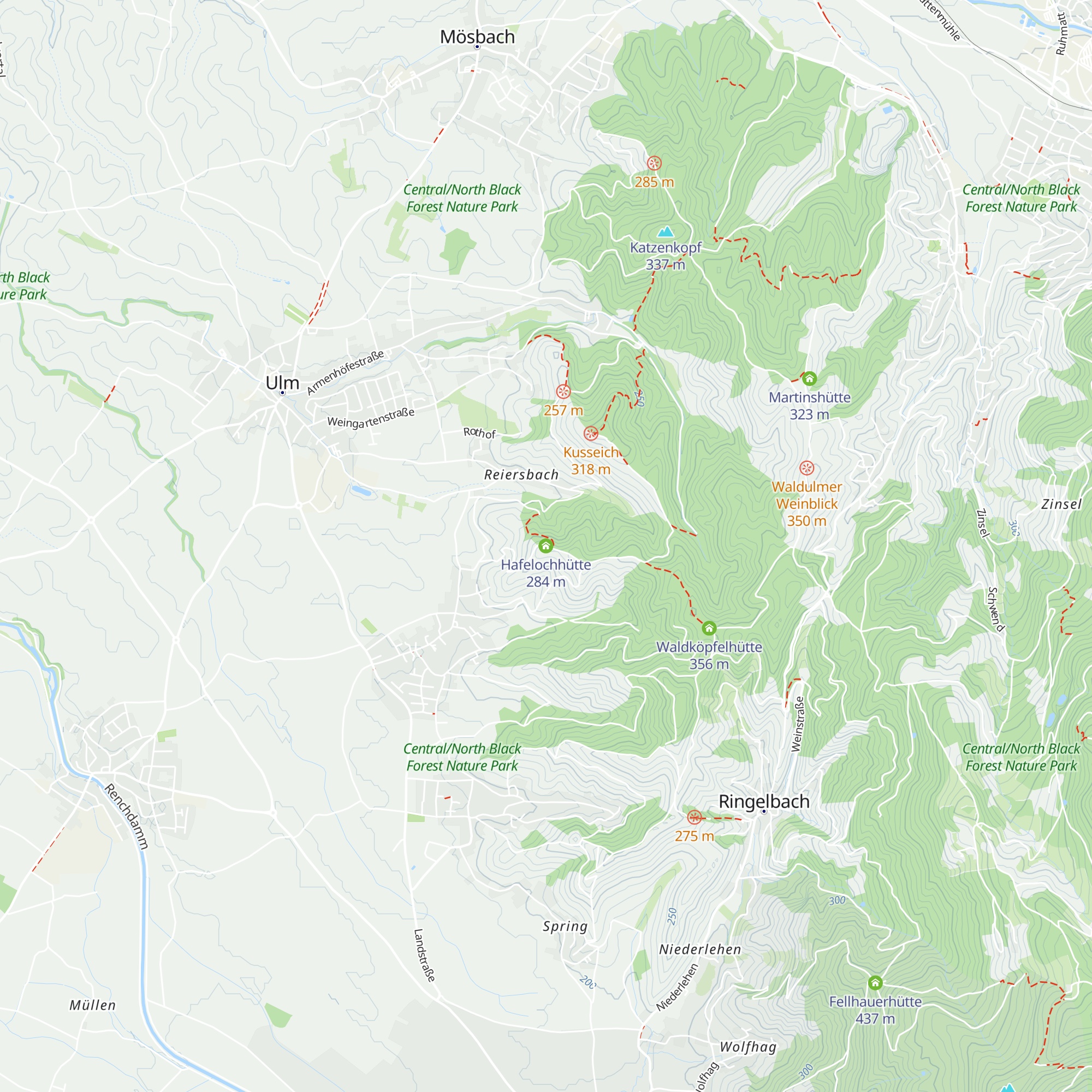 Hafelochhütte map