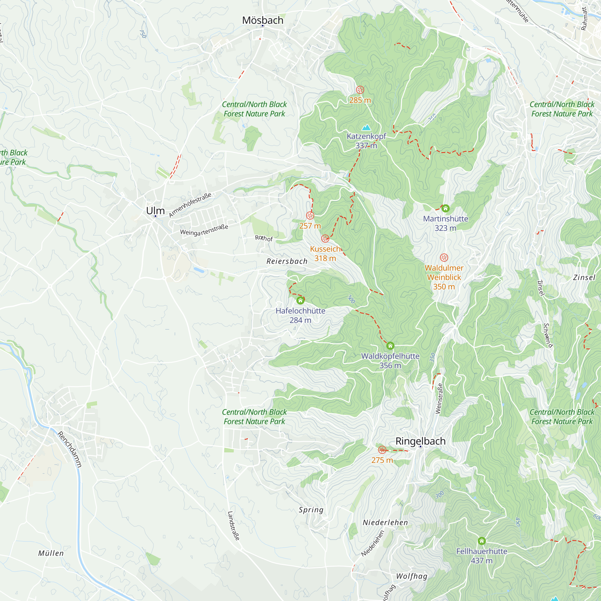 Hafelochhütte map
