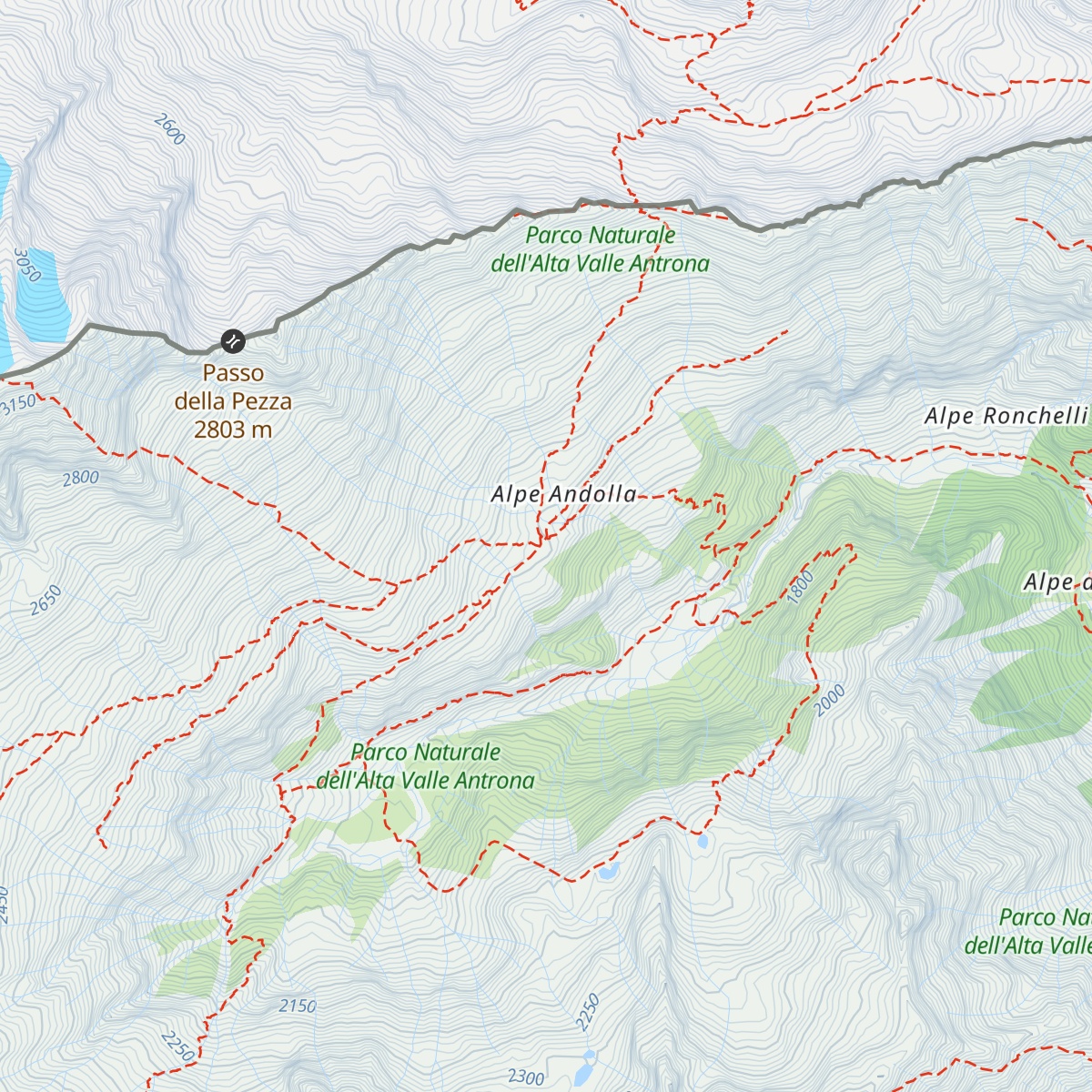 Rifugio Andolla map
