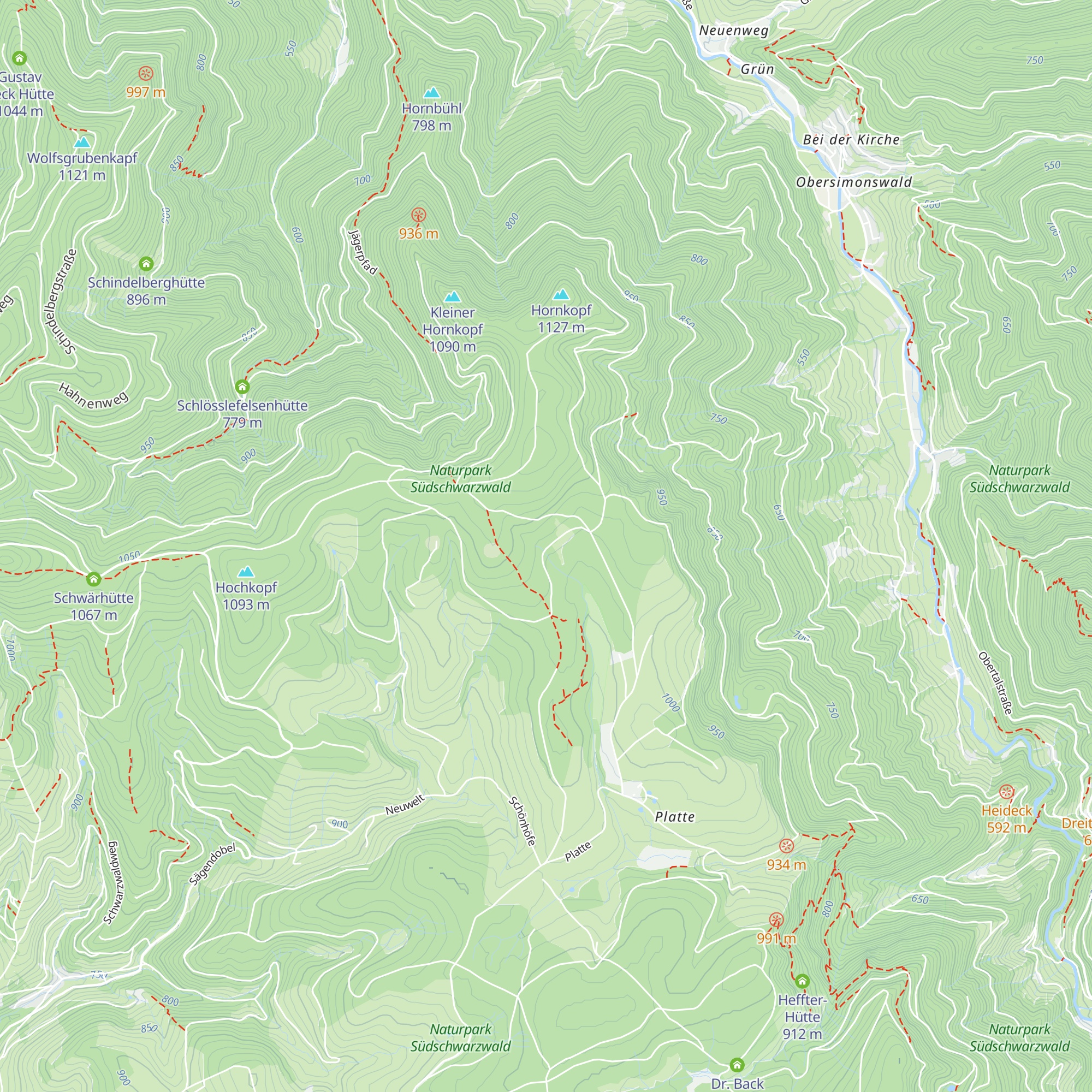 Bockhornhütte map