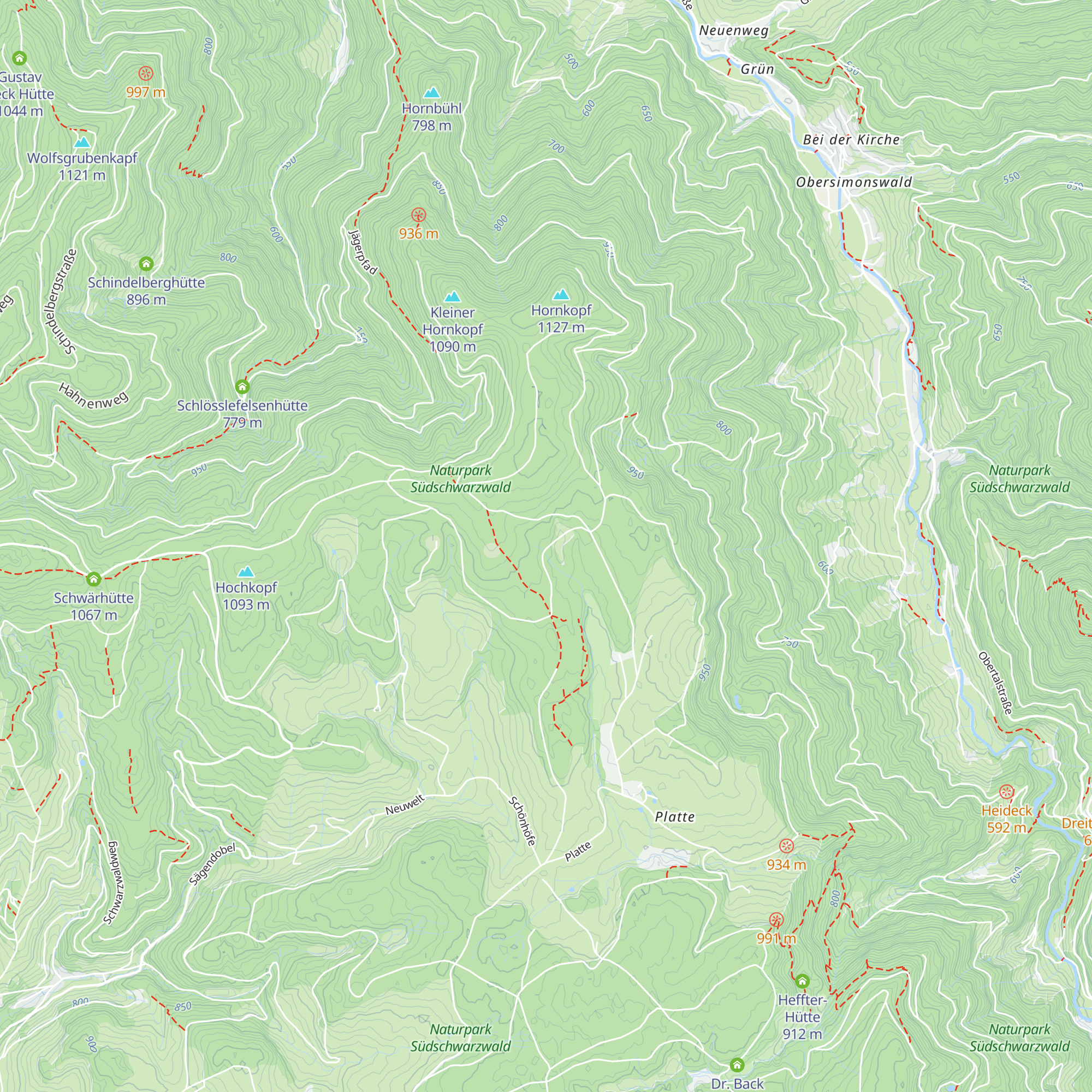 Bockhornhütte map