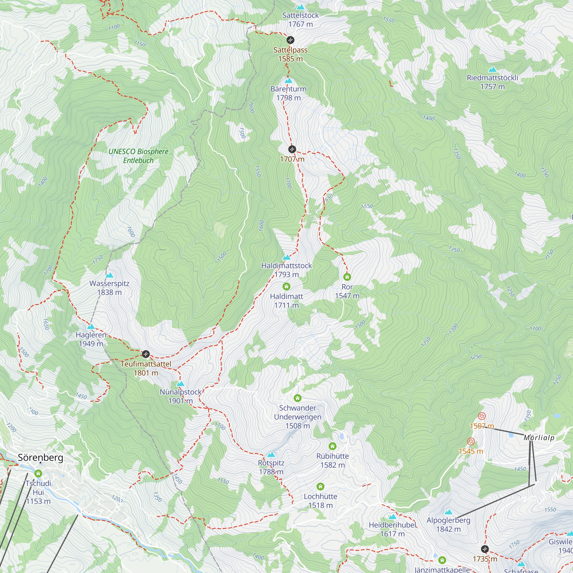 Haldimatt map