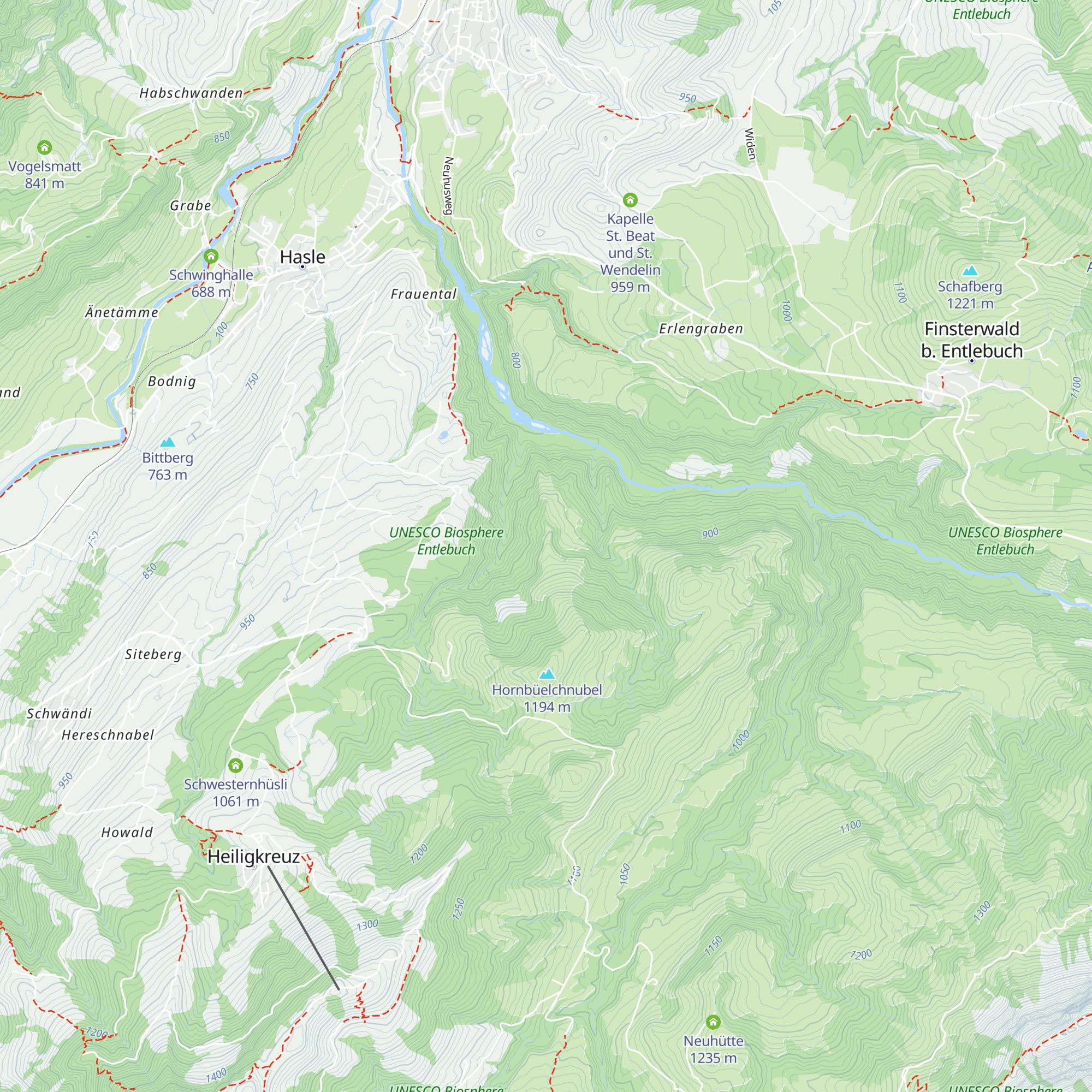 Ober Nachzel map
