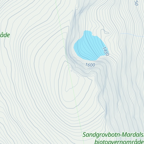 Map of Fossafjellet