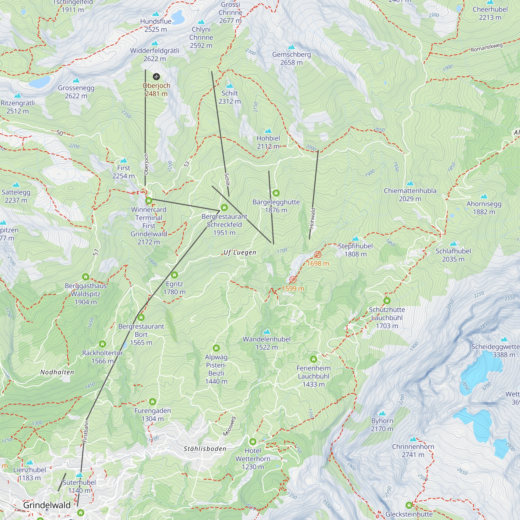 Stiftera map