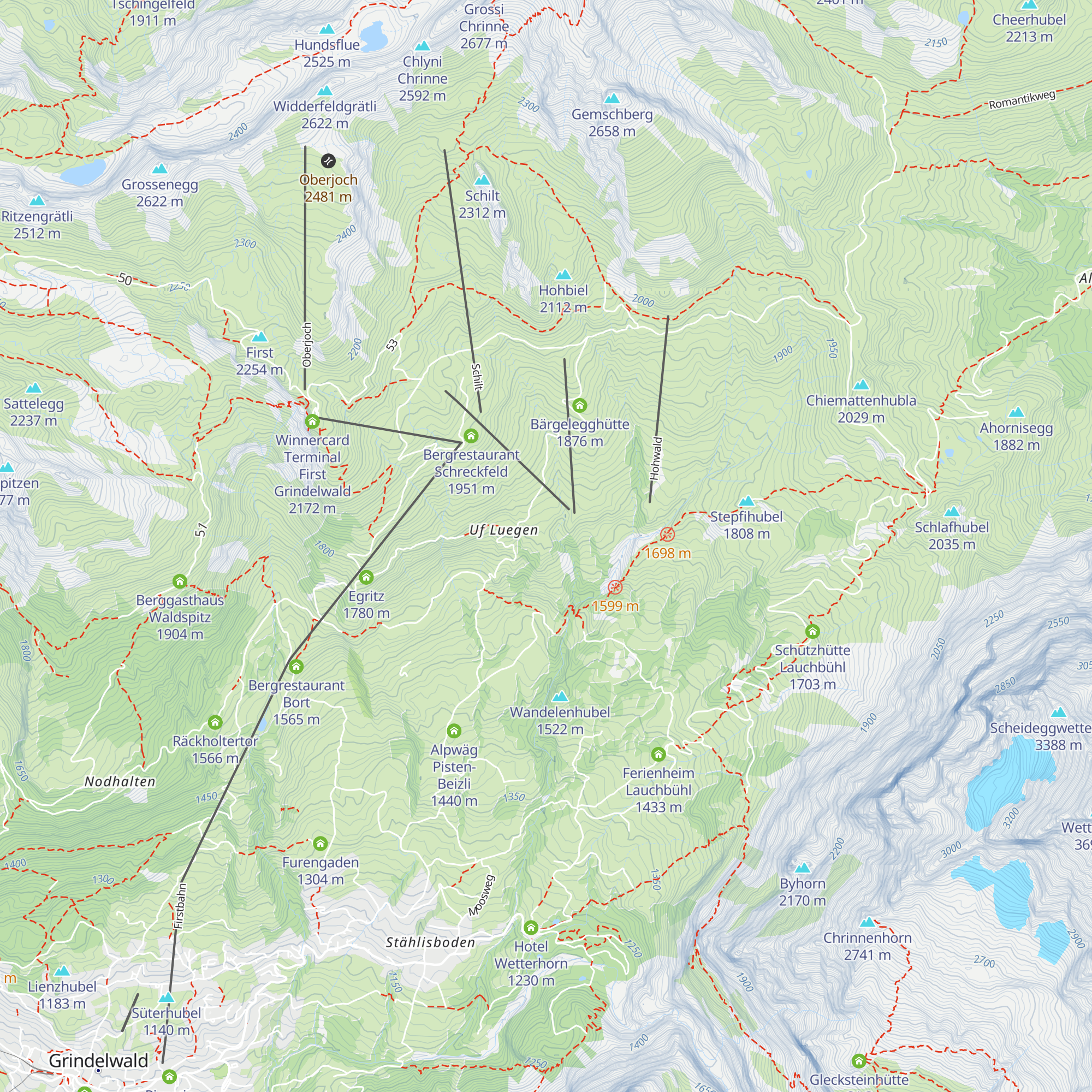 Stiftera map