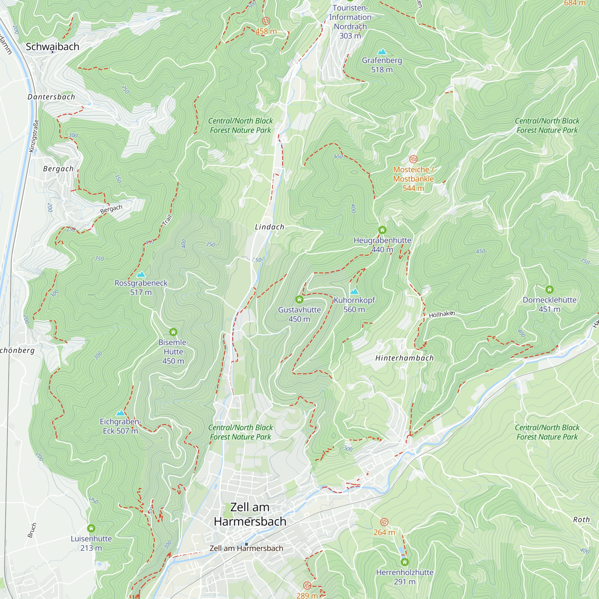 Gustavhütte map