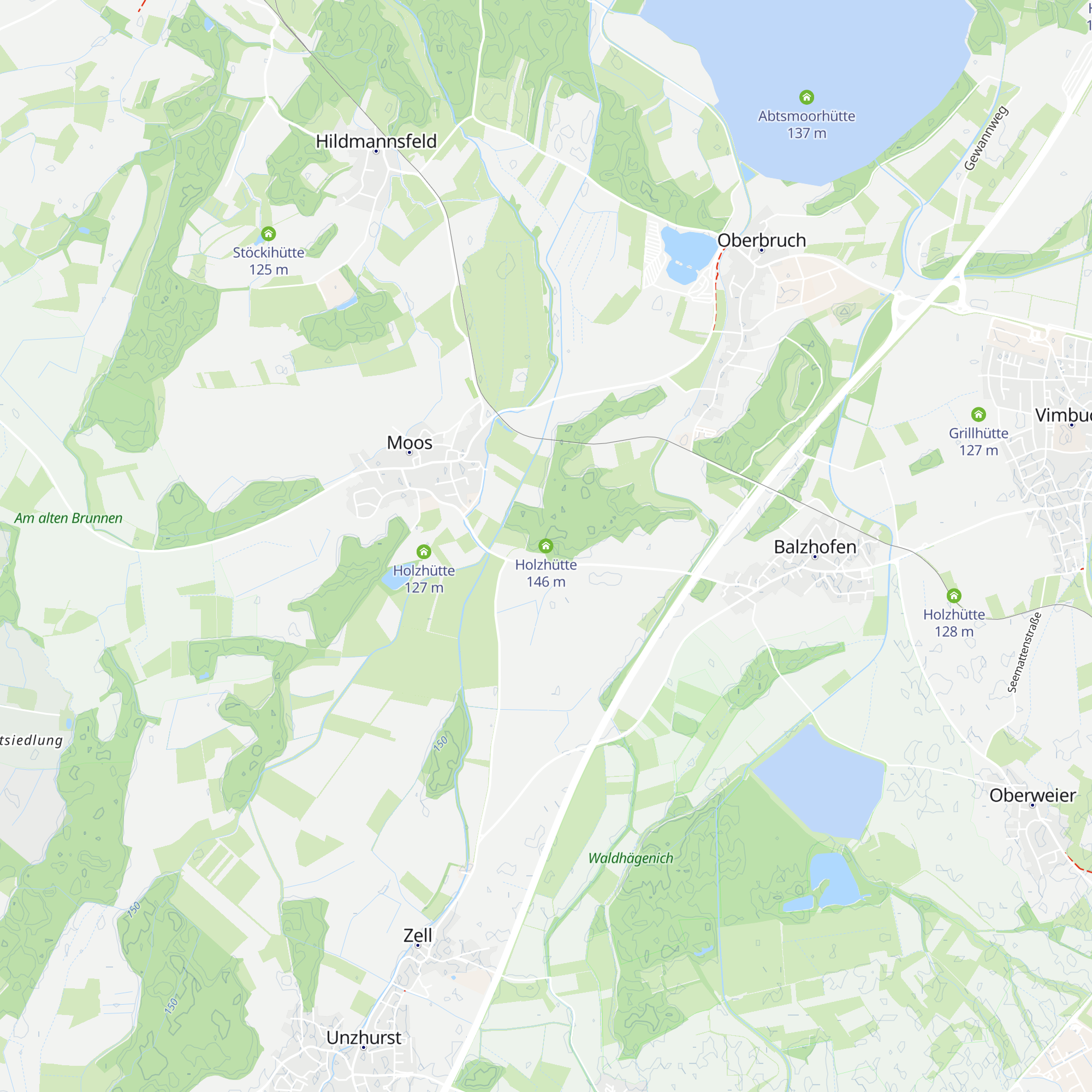 Holzhütte map