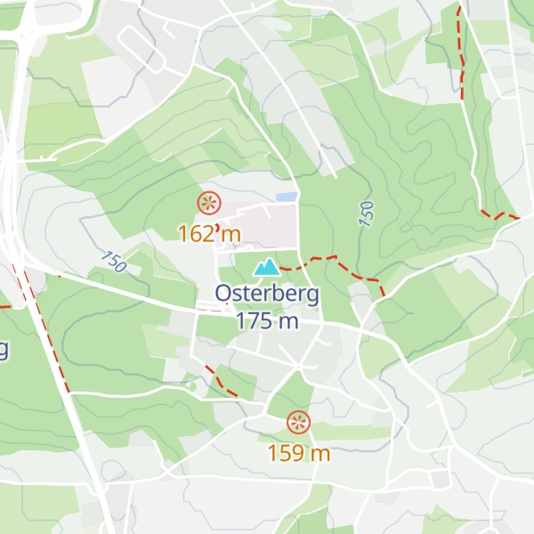 Map of Osterberg