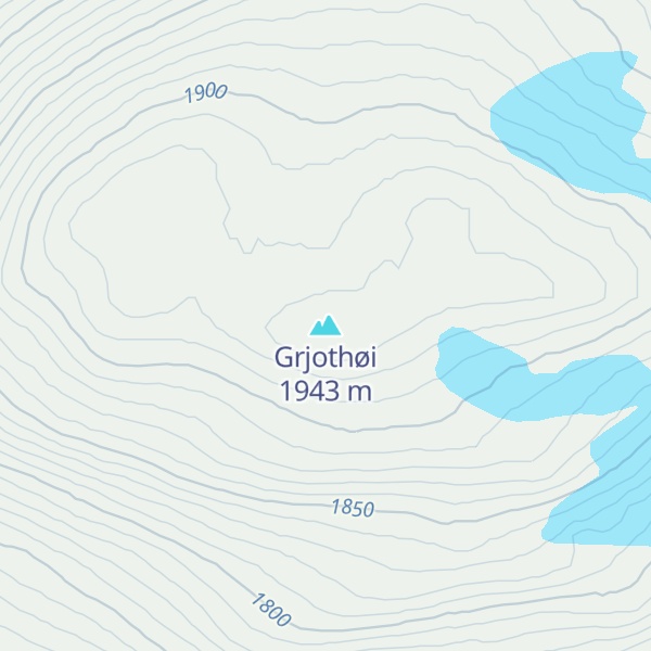 Map of Grjothøi