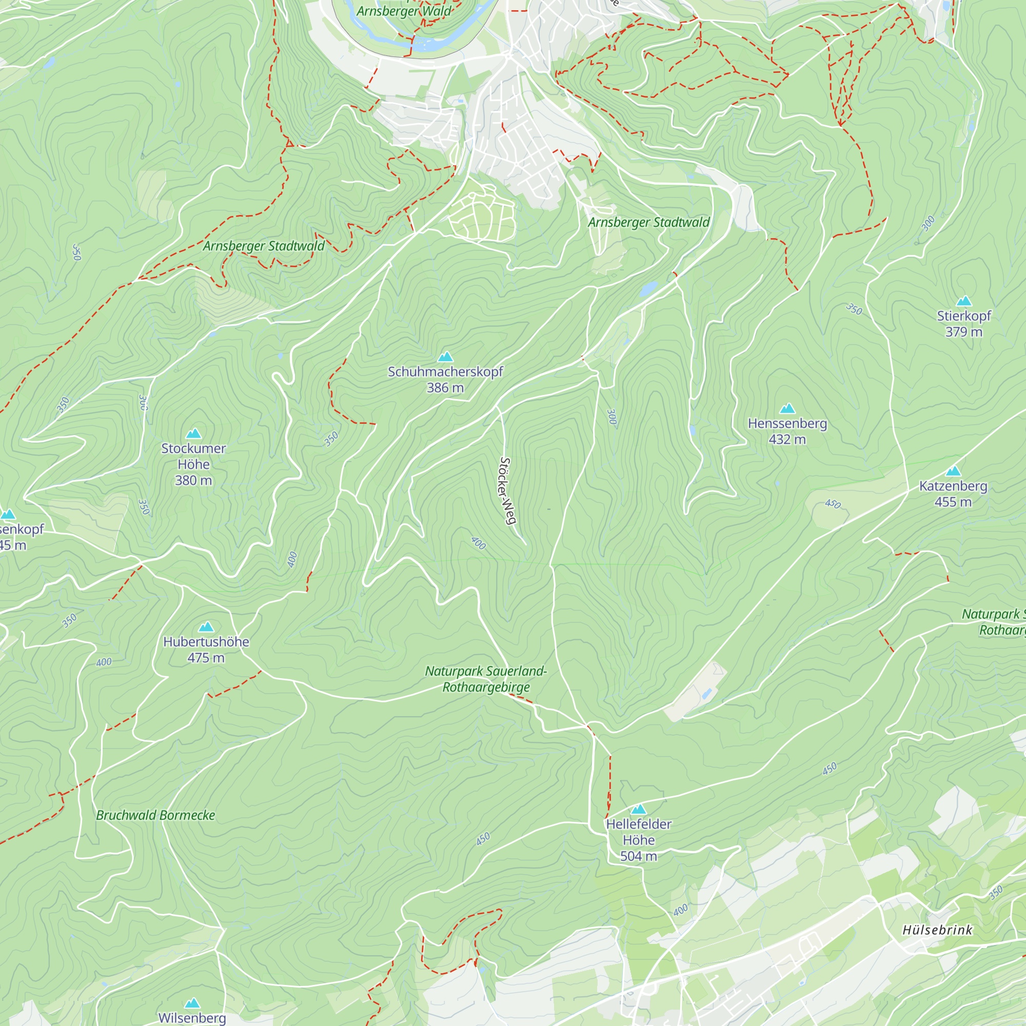 Hermann Löns Hütte map