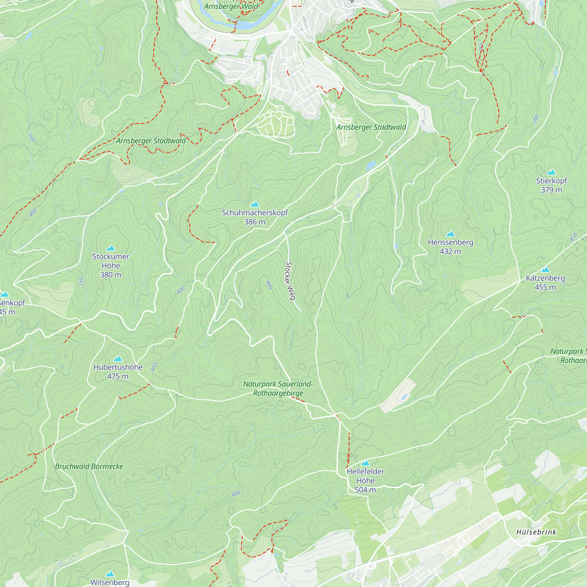 Hermann Löns Hütte map