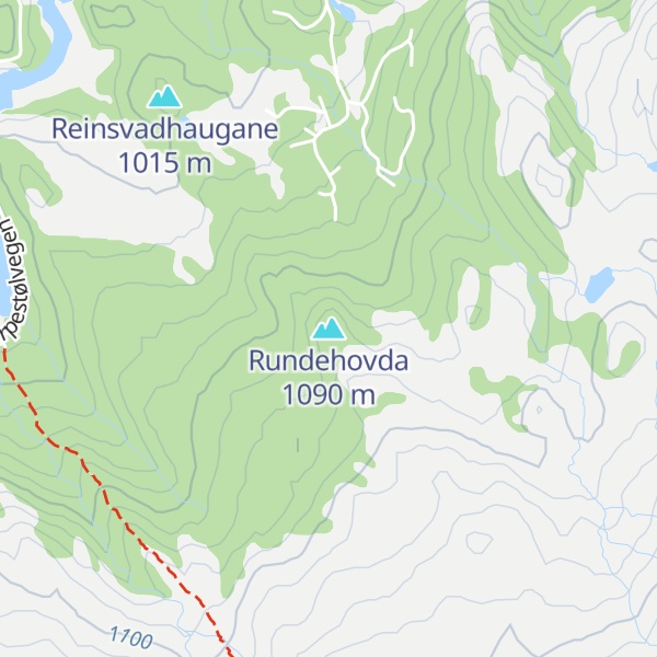 Map of Rundehovda