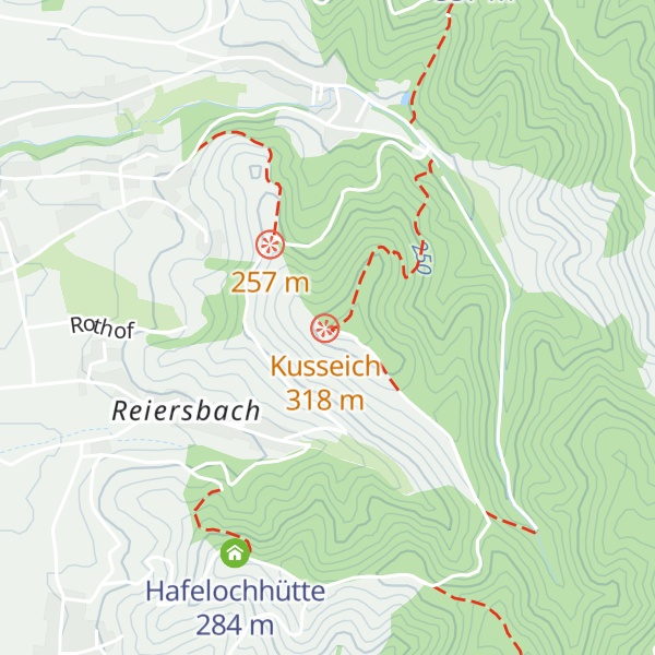 Map of Kusseichhütte