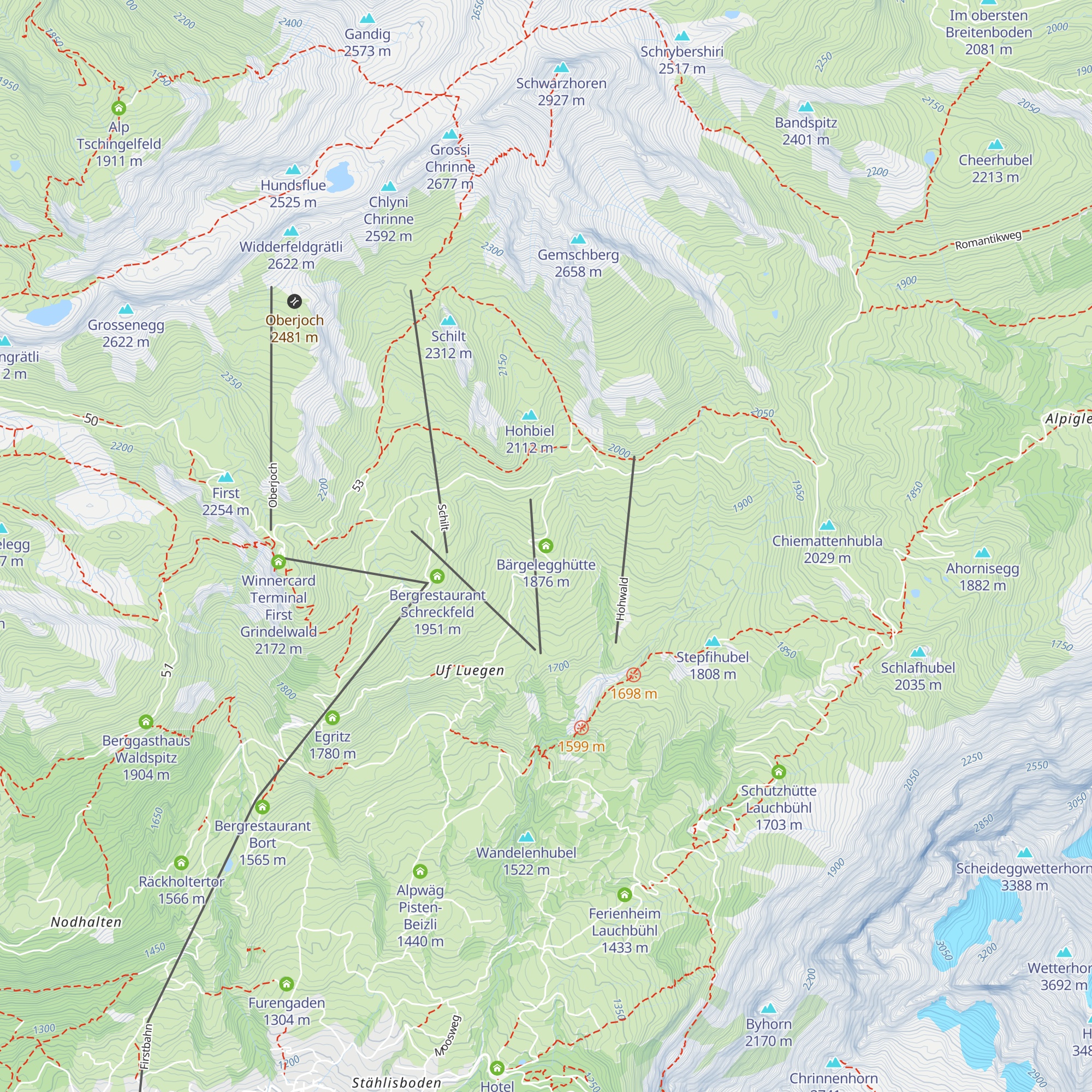 Bärgelegghütte map
