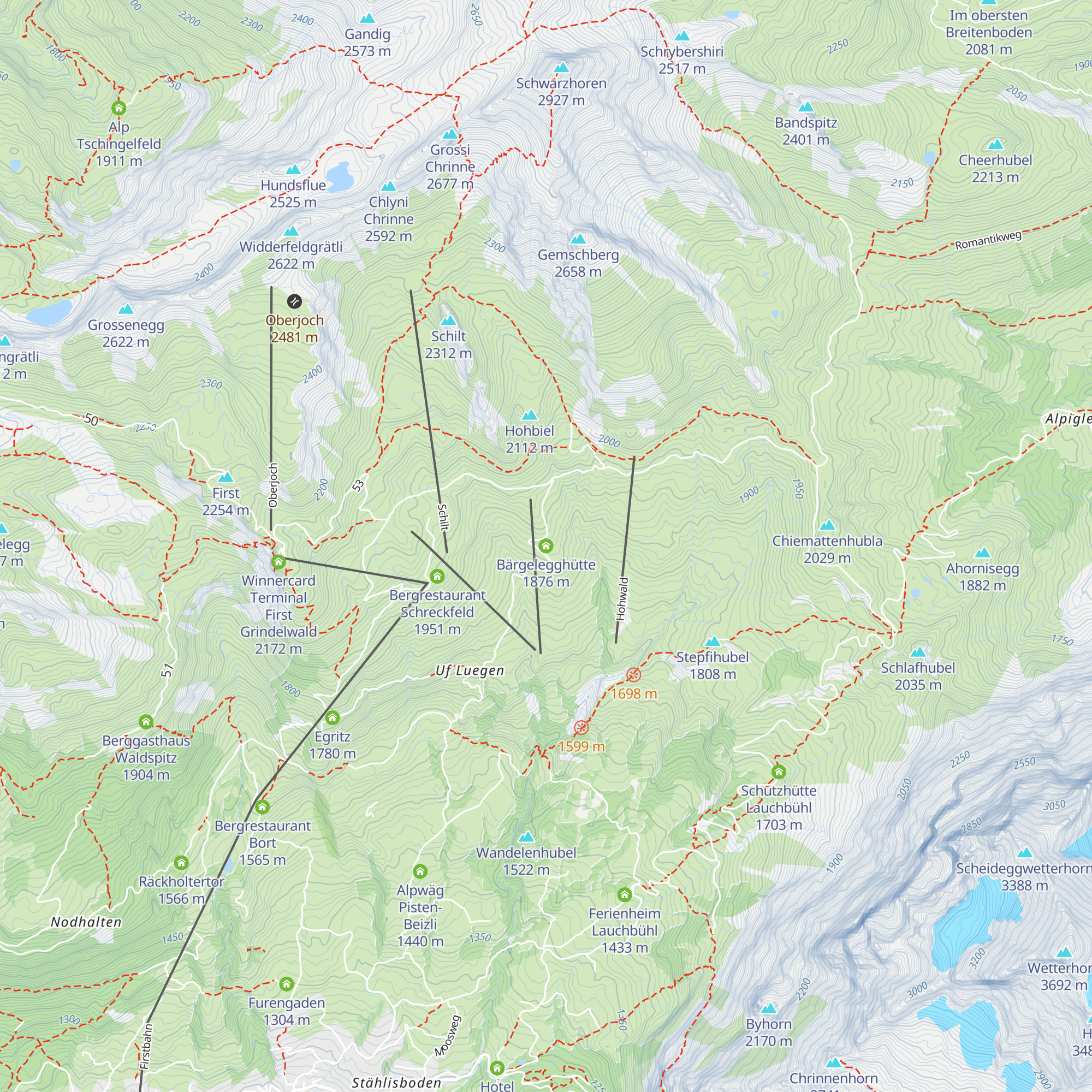 Bärgelegghütte map