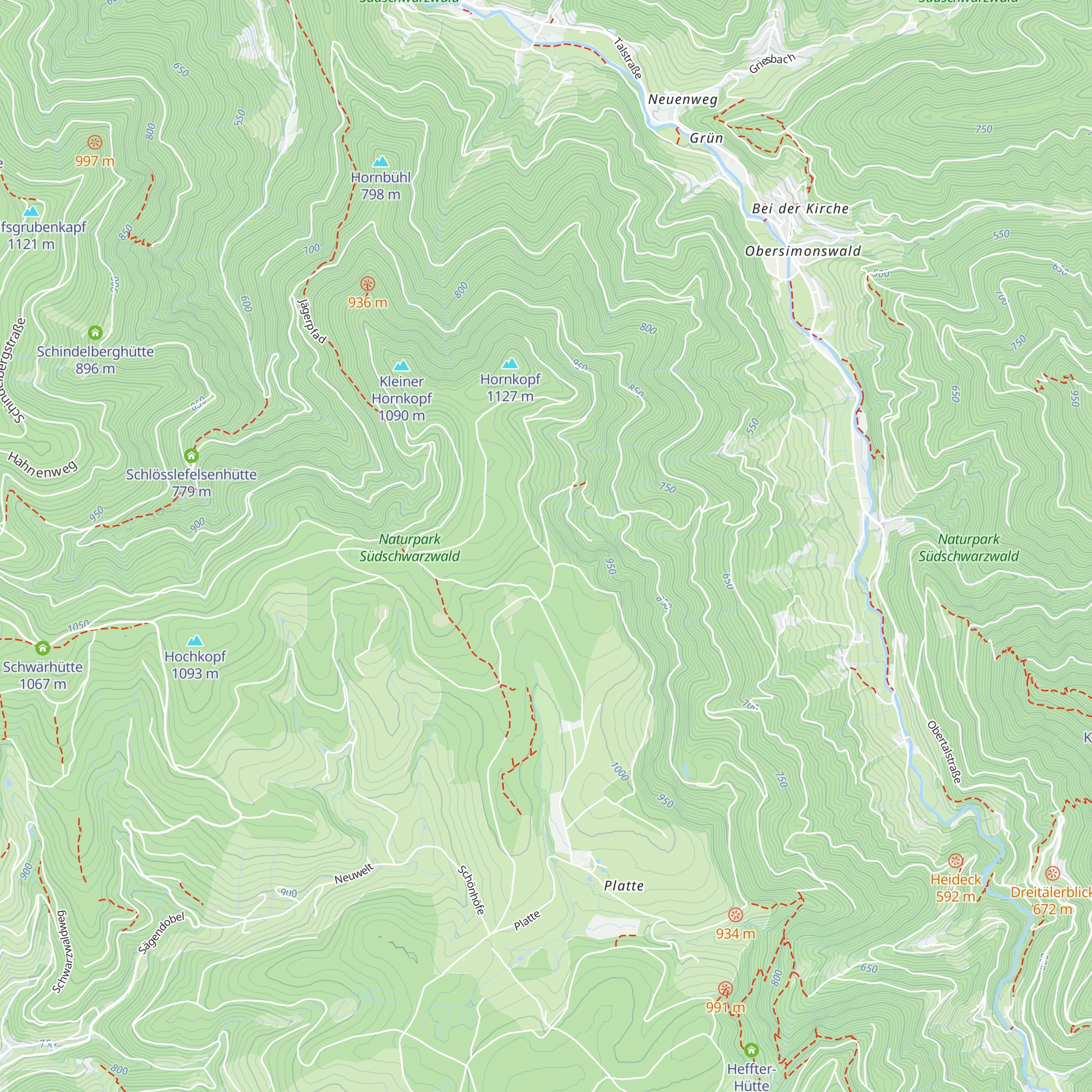 Farnhofhütte map