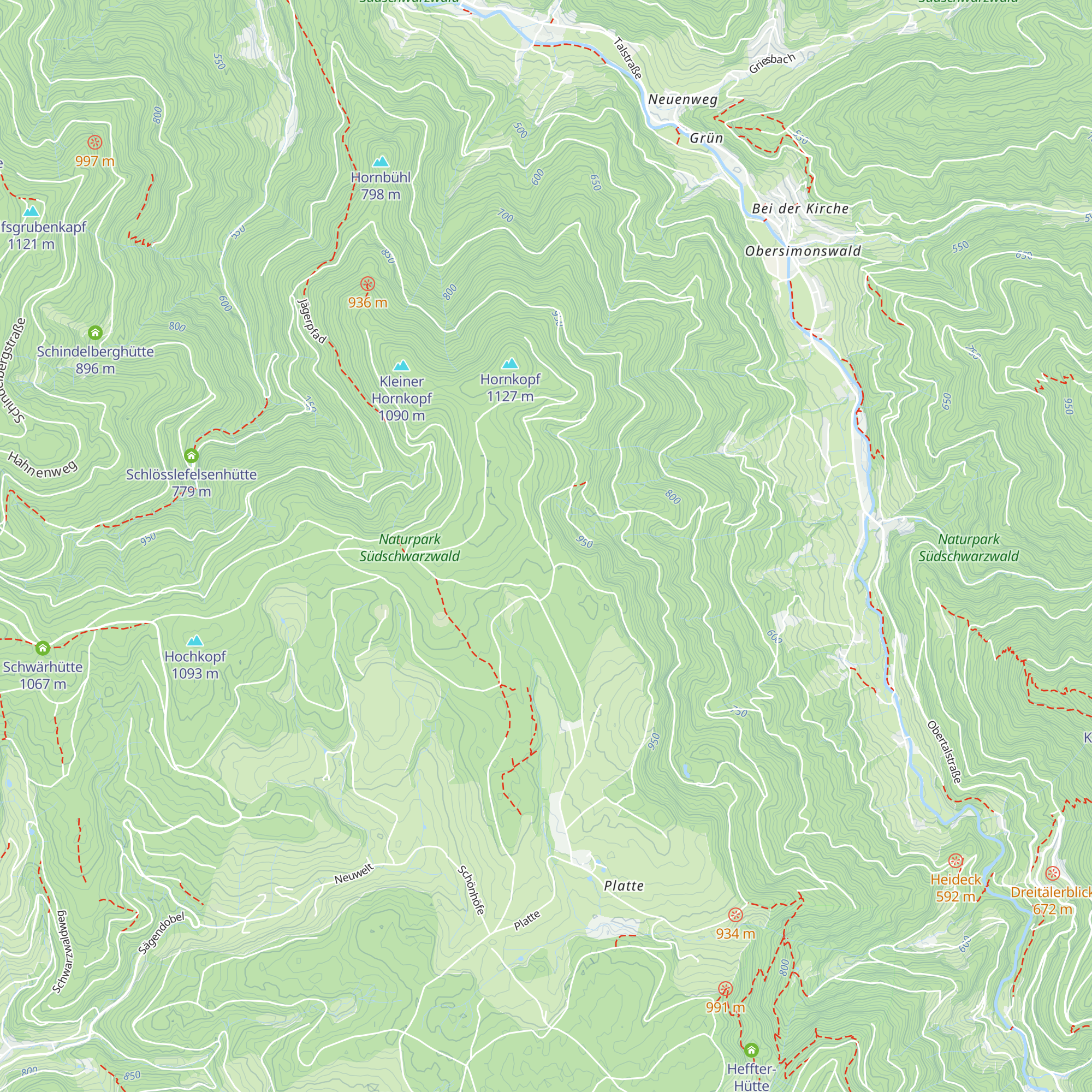 Farnhofhütte map