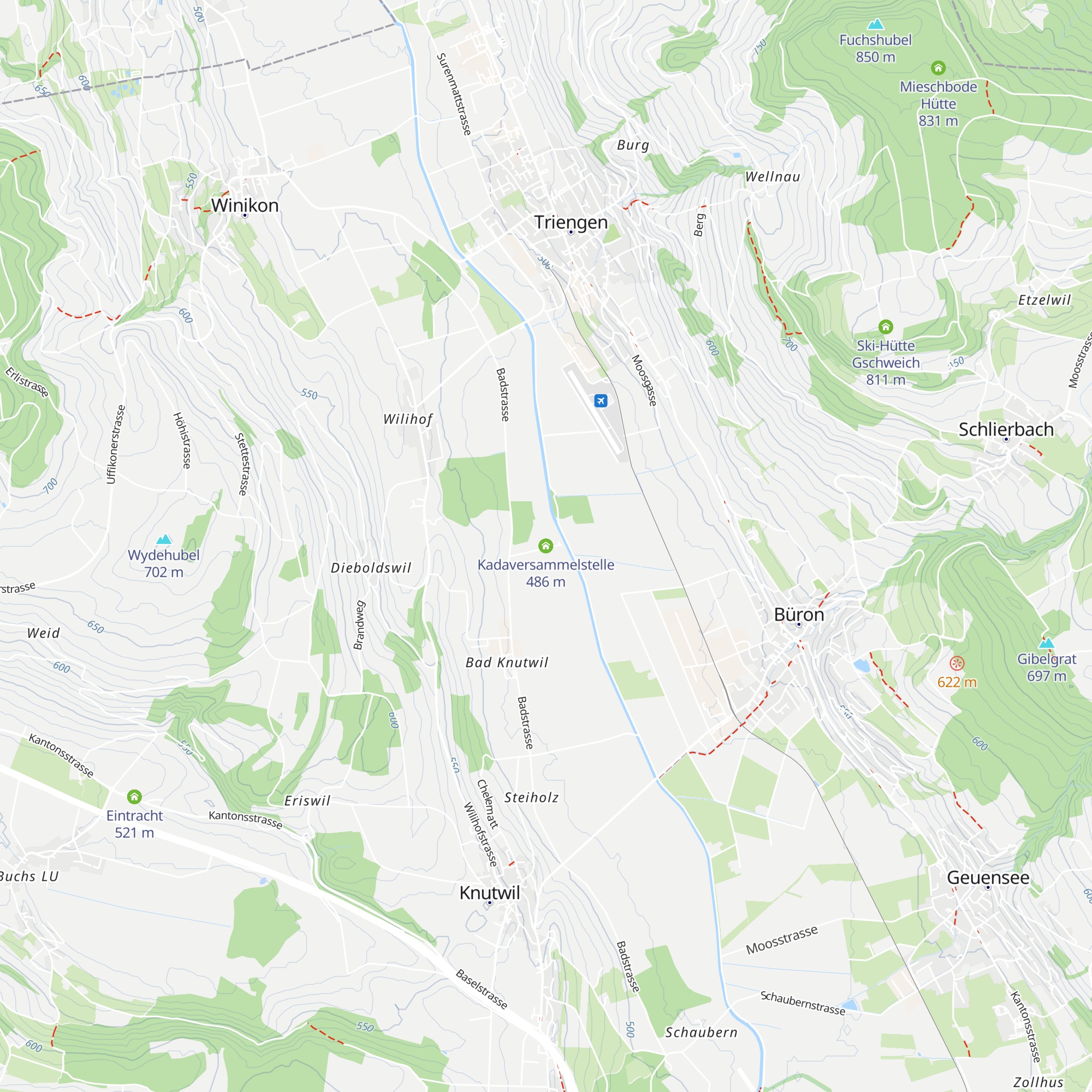 Kadaversammelstelle map