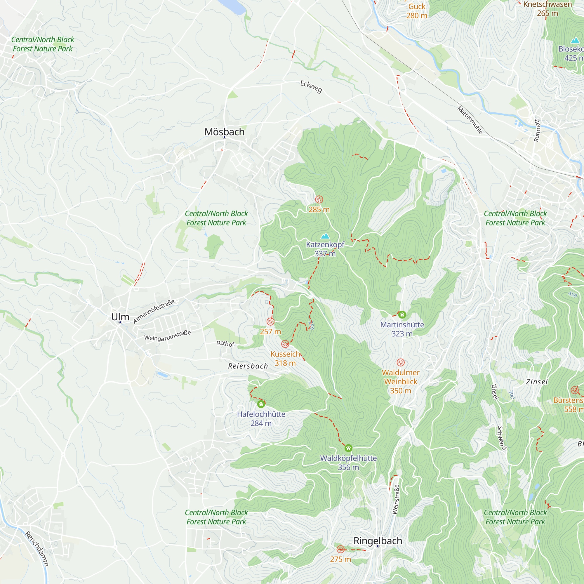 Brünnelhütte map