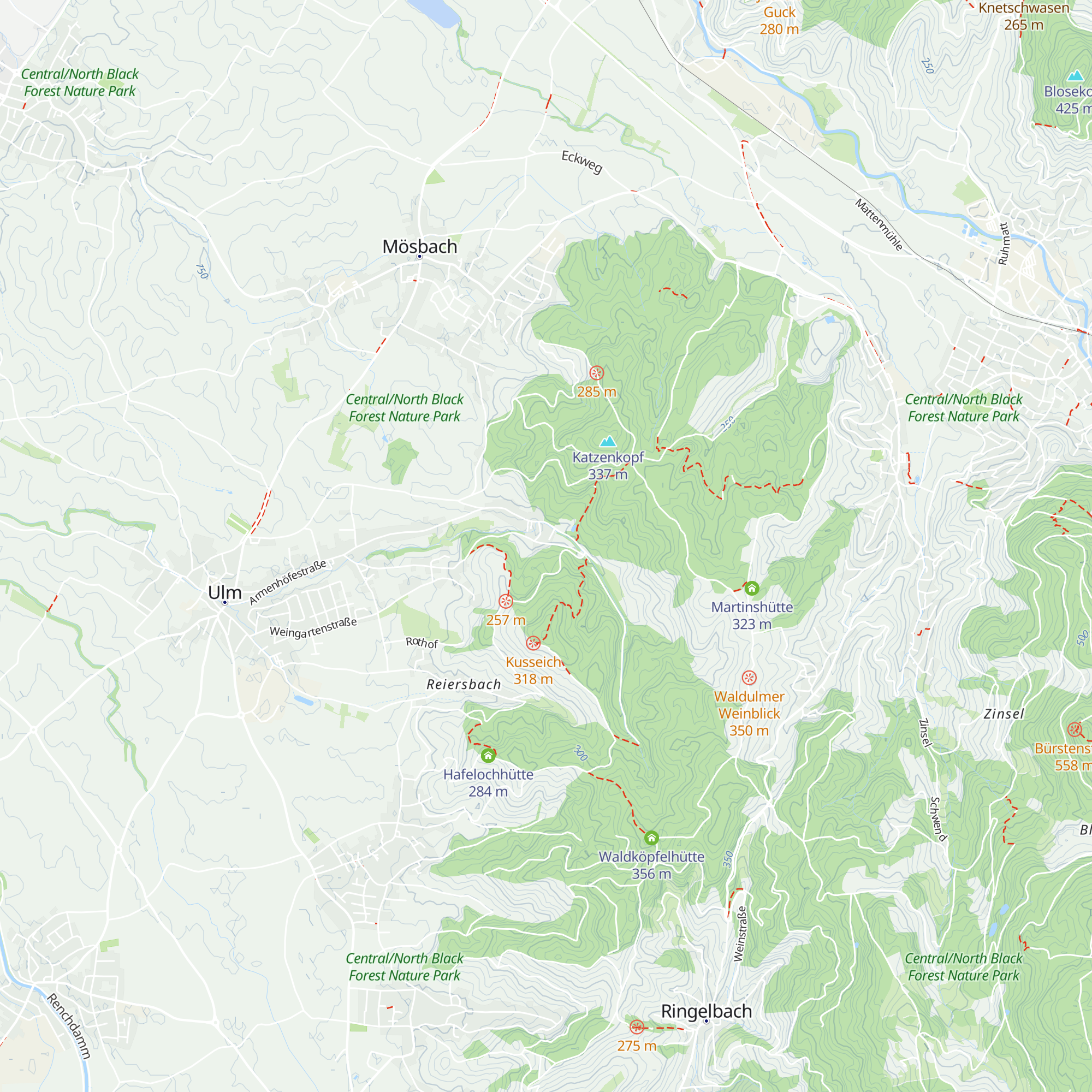 Brünnelhütte map