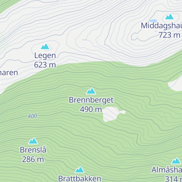 Map of Brennberget