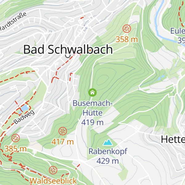 Map of Busemach-Hütte