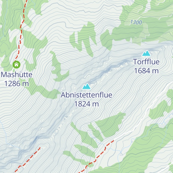 Map of Abnistettenflue