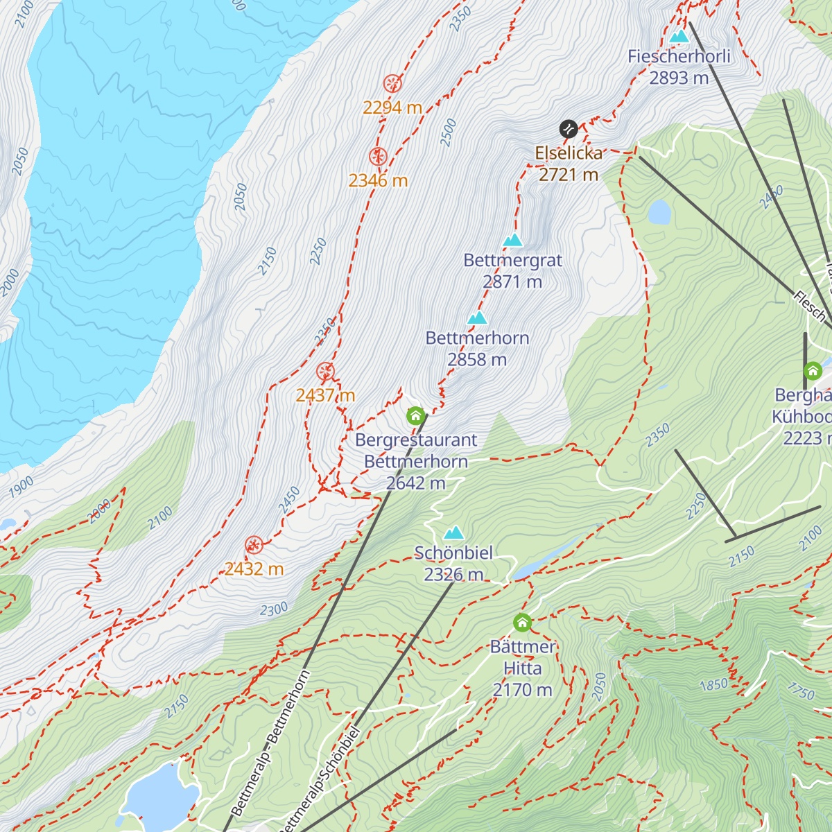 Bergrestaurant Bettmerhorn map