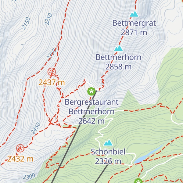 Map of Bergrestaurant Bettmerhorn