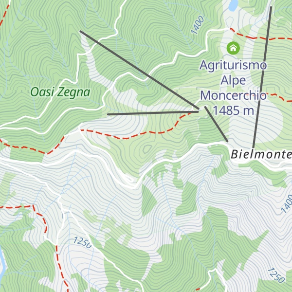 Map of Monte Marchetta