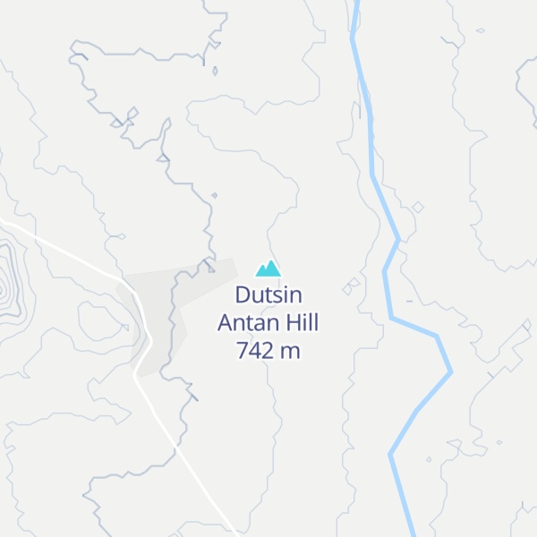 Map of Dutsin Antan Hill