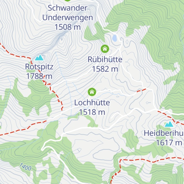 Map of Lochhütte