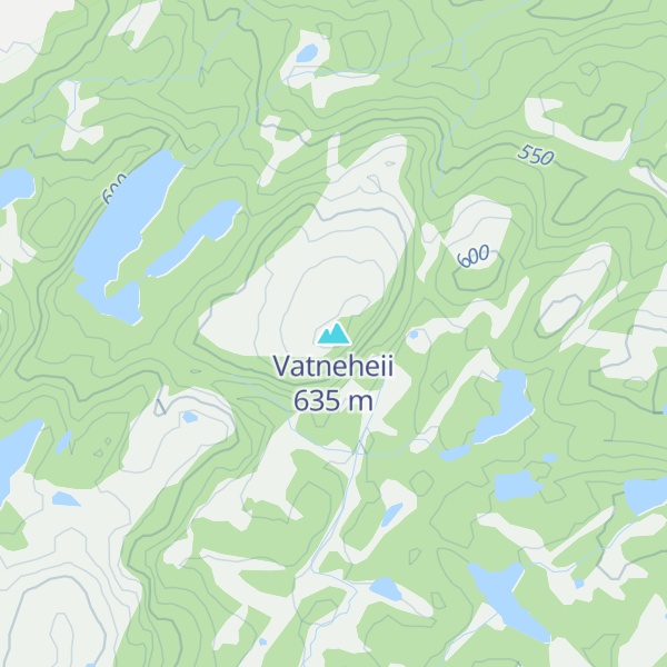 Map of Vatneheii