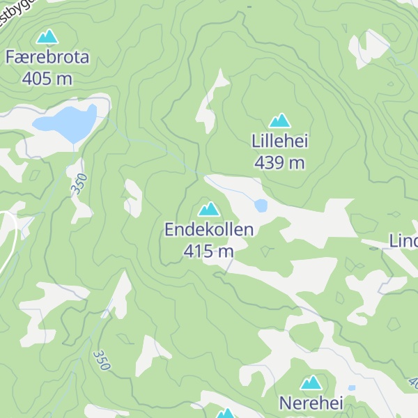 Map of Endekollen